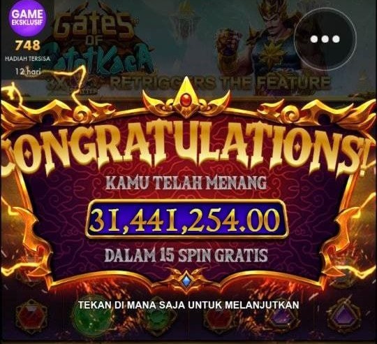Gatotkaca Membawakan Puluhan Juta